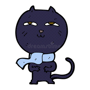 滑稽的漫画卡通猫图片
