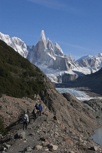 风景 塞罗 登山 抽筋 智利 徒步旅行 阿根廷 查尔顿 竞技场