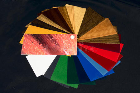 圆圈 彩虹 调色板 形象 多种 光谱 要素 样品 潘通 收集