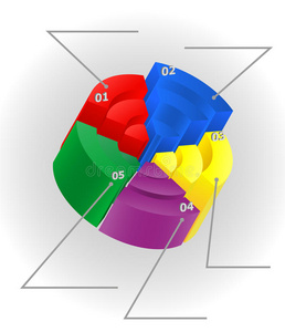 信息 商业 颜色 数据 标签 图表 信息图表 形象 马克