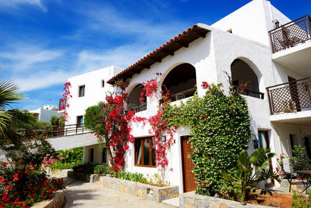 花海梯田豪华酒店鲜花装饰别墅照片