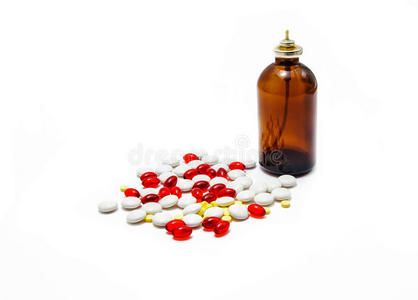 药丸和药瓶