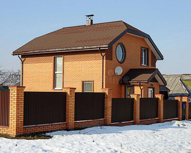 外观 乡村 俄罗斯 真实的 屋顶 建设 郊区 颜色 豪宅