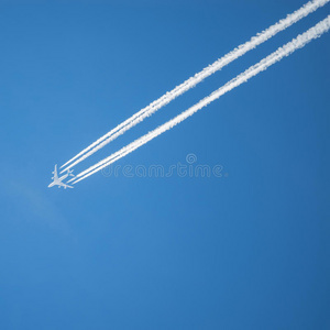 自由的 天堂 航空 内衬 运动 距离 气氛 凝结 航班 鸟类