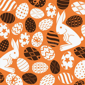 鸡蛋 兔子 卡片 季节 孩子们 儿童 假期 横幅 春天 海报
