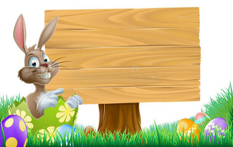 复活节兔子标志