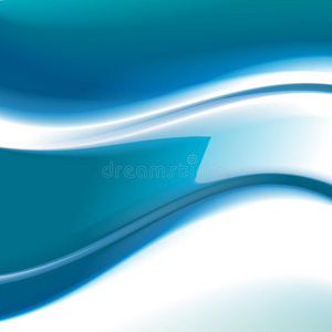 抽象的蓝色波浪。 光栅。 9