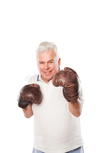 拳击 老年人 适合 拳击手 健康 权力 乐趣 成功 保卫