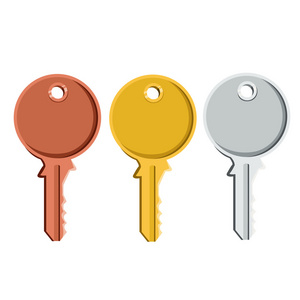 在卡通,轮廓风格矢量符号股票插画网站咖啡杯, 情人节, 台灯, 钥匙锁