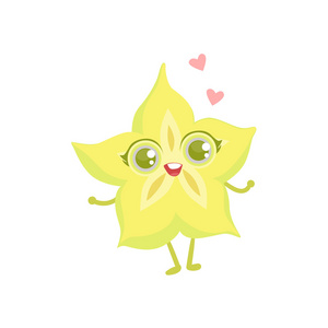 杨桃少女卡通人物照片