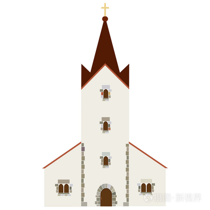 教堂建筑光栅