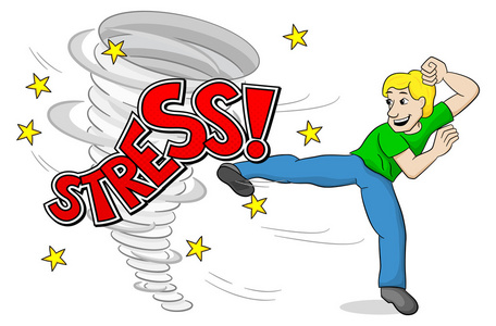 压力大漫画图片