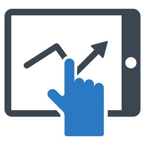 水龙头趋势 pda 平面矢量图标照片