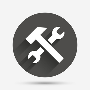 修复工具符号图标.服务标志照片