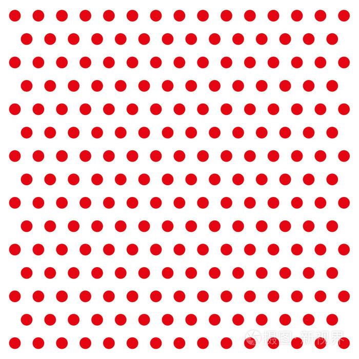 白色背景上的红点
