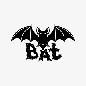 黑色的蝙蝠标志照片