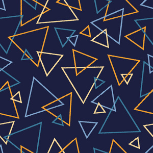 无缝矢量背景与抽象的几何图案打印重复的背景布设计壁纸