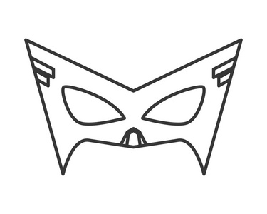 超级英雄超人面具设计照片