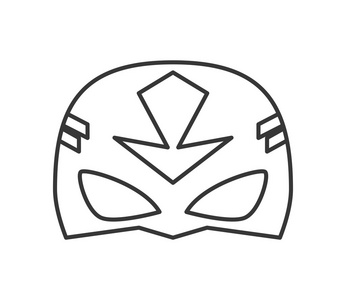 超级英雄超人面具设计照片