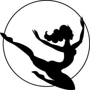 箍与空中飞人的剪影照片