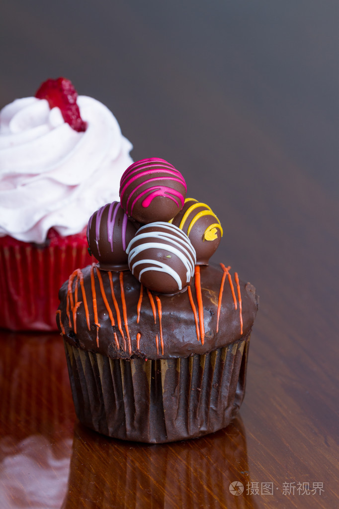 巧克力松露纸杯蛋糕