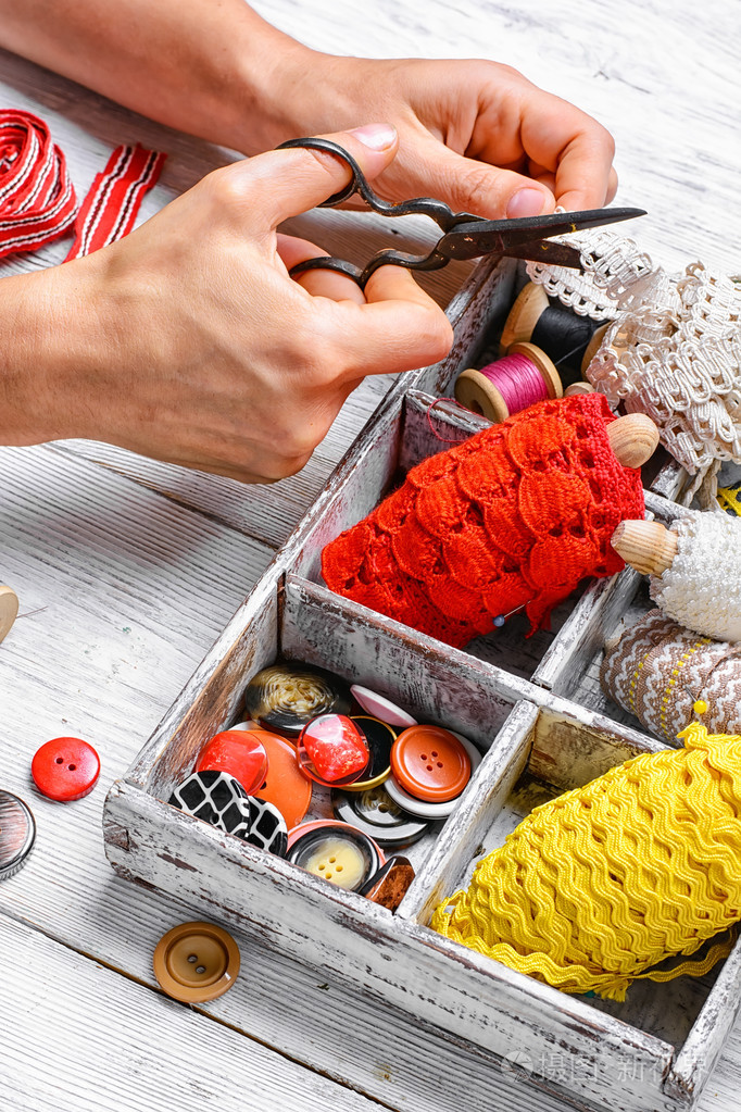 针线活的裁缝的工具