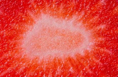 草莓的纹理内特写镜头照片
