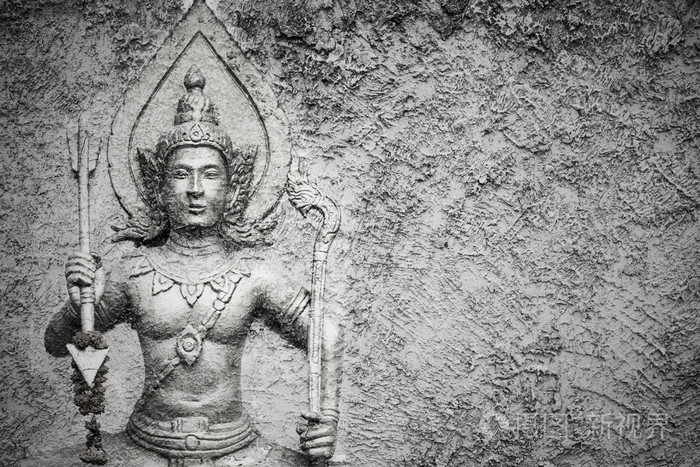 墙特别技术泰国艺术，deva 墙上的艺术
