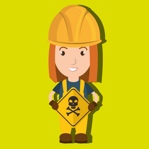 辅助符号危险插画