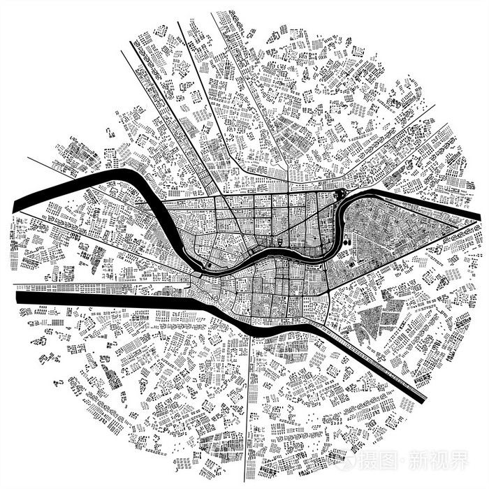 城市地形图三维图