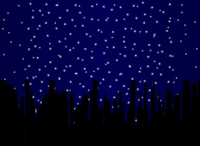 城市星光图图片