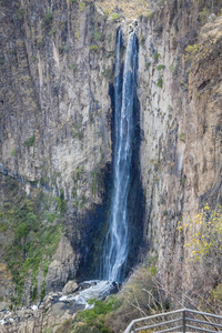 峡谷景观瀑布图片