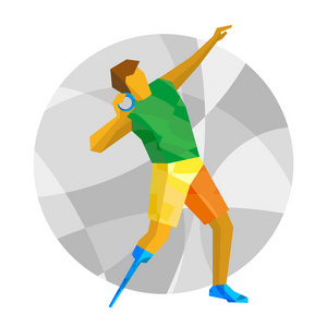 铅球填色图标图片