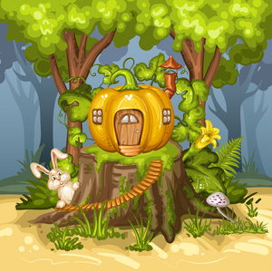 由南瓜的gnome的卡通房子