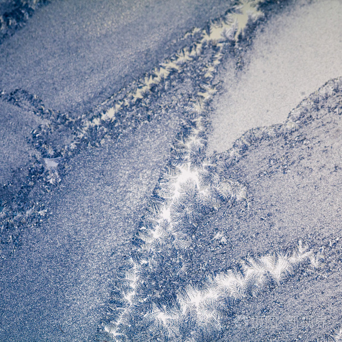 冰花玻璃-纹理和背景.高分辨率和尖尖的美的细节