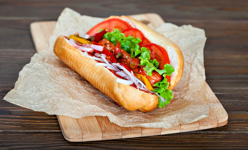 热狗美食大美食家汉堡什锦海鲜盘.