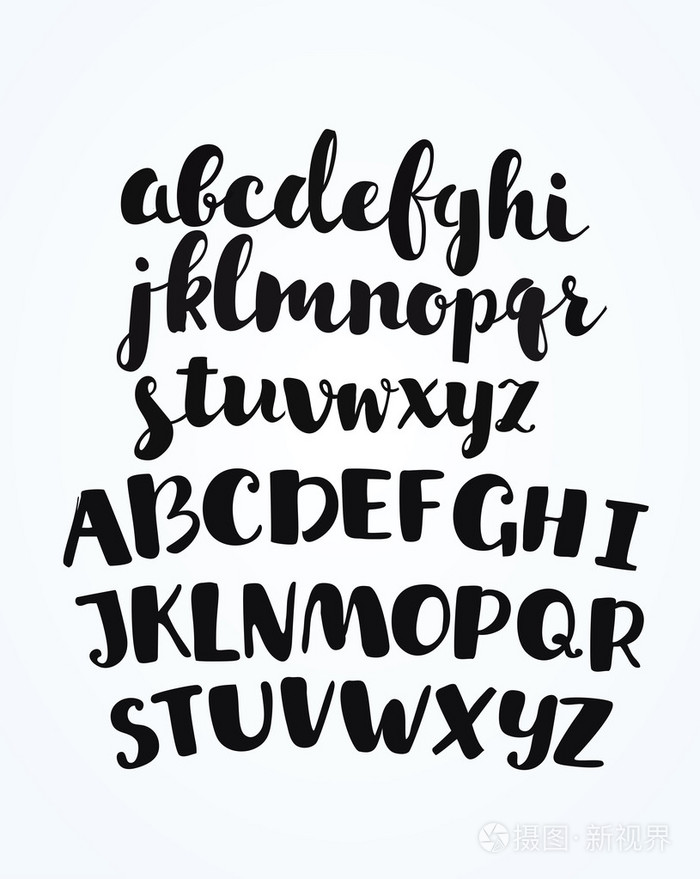 所有的字母都被漆成黄金的质地.斜体, 粗体.矢量图