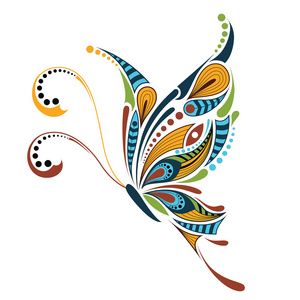 蝴蝶图案工艺品图片