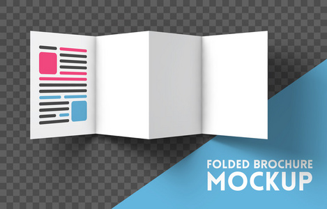 在透明背景上的展示样机.矢量图照片