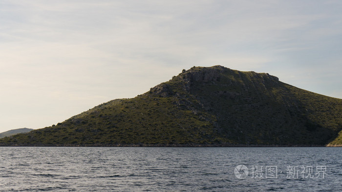 亚得里亚海海景。美丽的形象