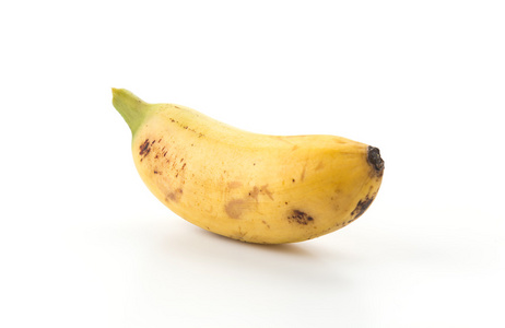 白色背景上的金色香蕉图片