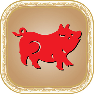 猪十二生肖图片