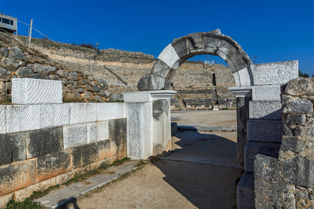 古代圆形剧场入口全景图图片