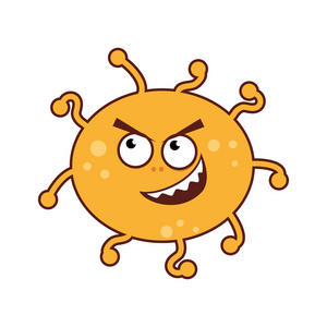 细菌细菌面部表情设计照片