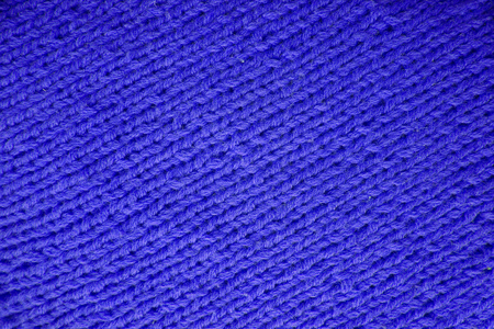 蓝色针织面料图片