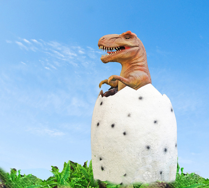 在关门的恐龙的蛋