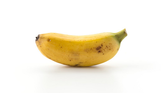 白色背景上的金色香蕉图片