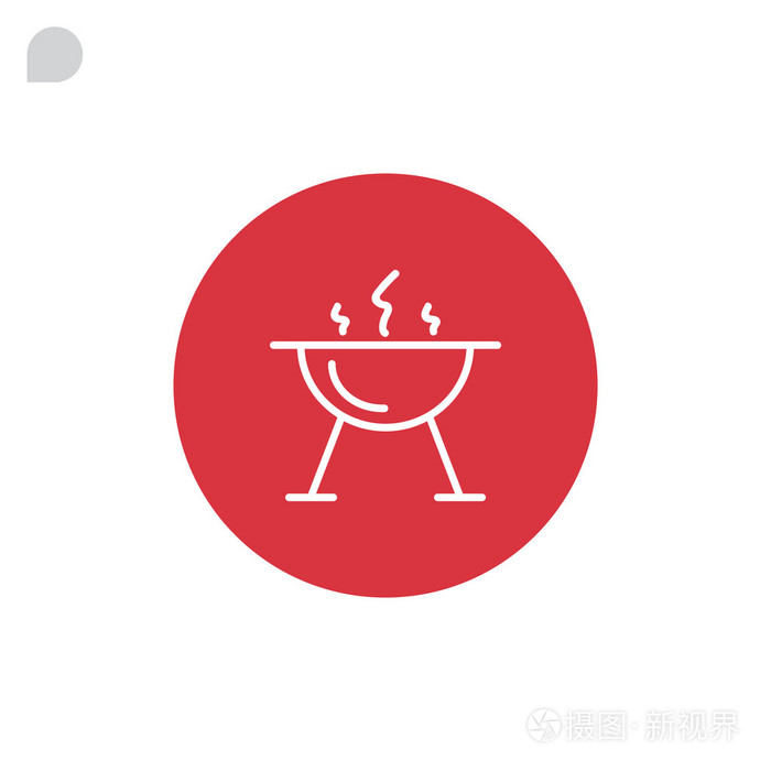 火盆烧烤图标