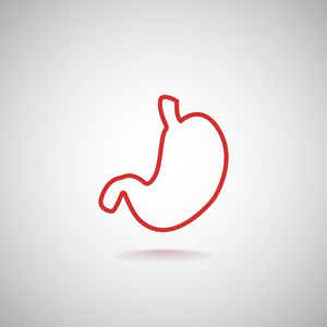 人的胃图标插画