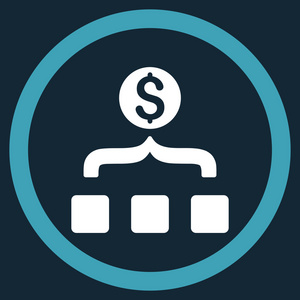 商业智慧扁圆形的矢量图标插画-正版商用图片1pnozv-摄图新视界